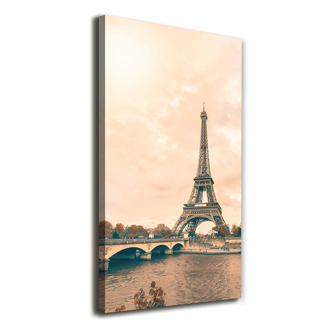 Eiffel Tower Paris - Wrapped Canvas Print