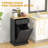 Lynnsay Tilt Out Trash Cabinet, Hidden Garbage Bin Cabinet with Drawer-1436775764