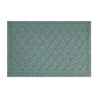 Tapis gris intérieur et extérieur Trellis