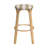 Alastair 30" Rattan Bar Stool - Tan/White Stripe/ Natural Rattan Frame-88071865-88071841