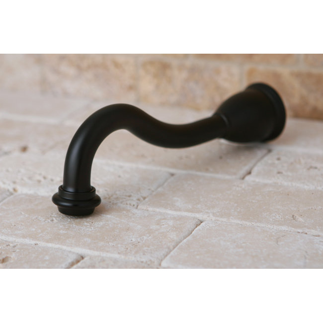 Kingston Brass Heritage 8-Inch Non-Diverter Tub Spout, Oil Rubbed Bronze