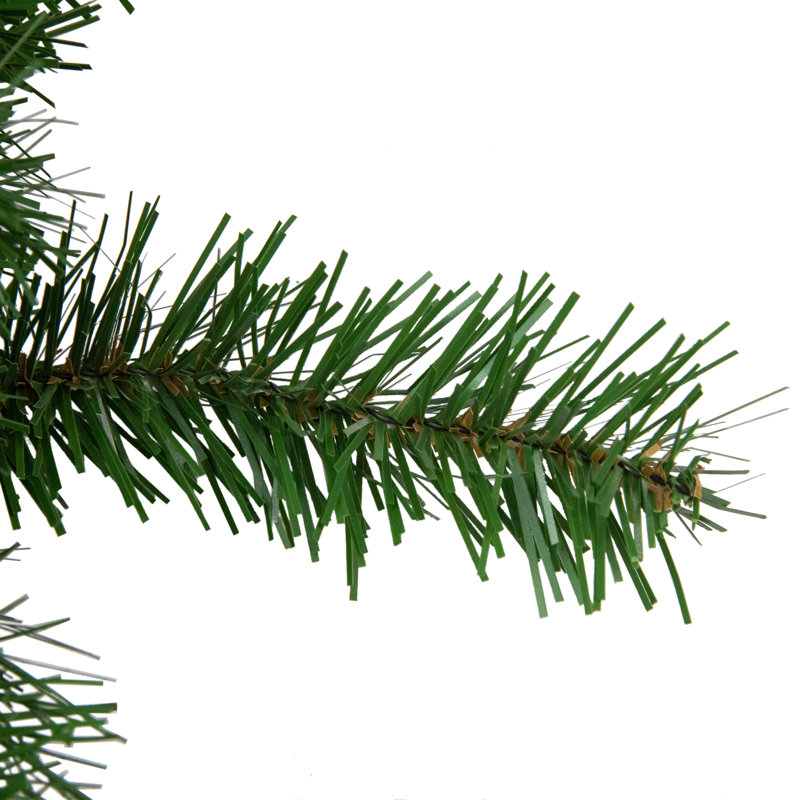 Couronne de Noël artificielle en pin de luxe Dorchester, 3" H x 16" W x 16" D