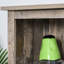 Porte coulissante avec garde-manger et buffet - Armoire de cuisine rustique en bois rétro