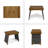 FOLDABLE SIDE TABLE