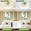 Ventilateurs de plafond avec lumières à DEL à intensité variable, installation encastrée de ventilateurs de plafond modernes et minces-686886850