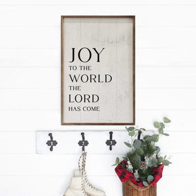 Joy To The World White