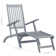 Deckchair Patio Lounge Chair Folding Sunbed Cushion Solid Acacia Wood