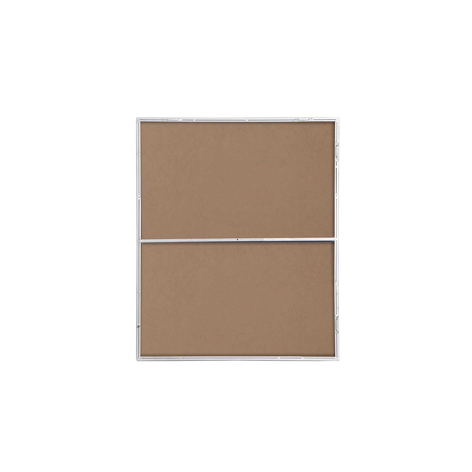 Sabine Metal Rectangle Wall Mirror, 36" x 30", Silver