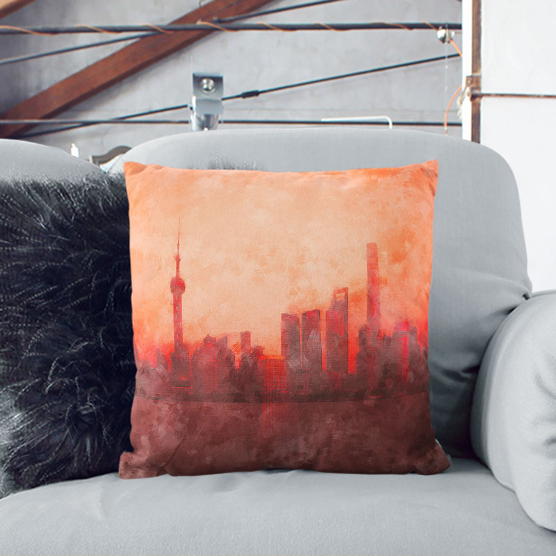 Square Cushion, 55cm H x 55cm W x 20cm D