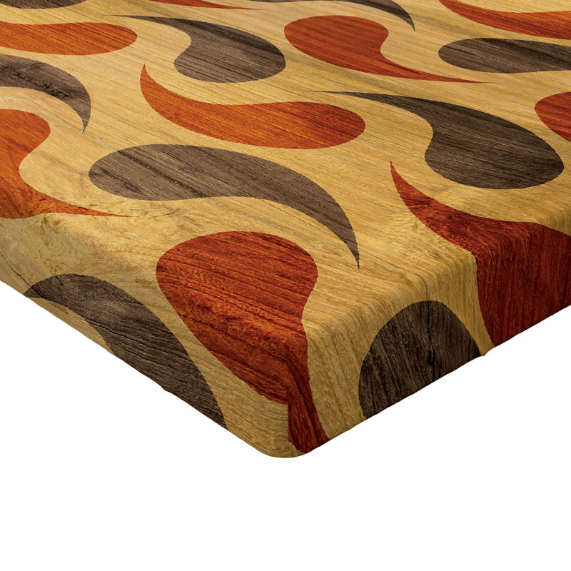 Microfiber Paisley Fitted Sheet, Full Fitted Sheet