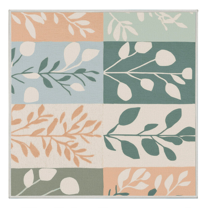 Vine Tapestry Rug, Square 3'