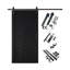 Porte de grange 4-en-1 finie et non assemblée avec trousse de quincaillerie pour installation non contournée Homacer 36 po x 80 po Homacer-116858135