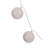 Fabric String Ball Lights With Plastic Cord And 20 Lights
