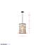 Grand luminaire suspendu 6 lumières Scribble