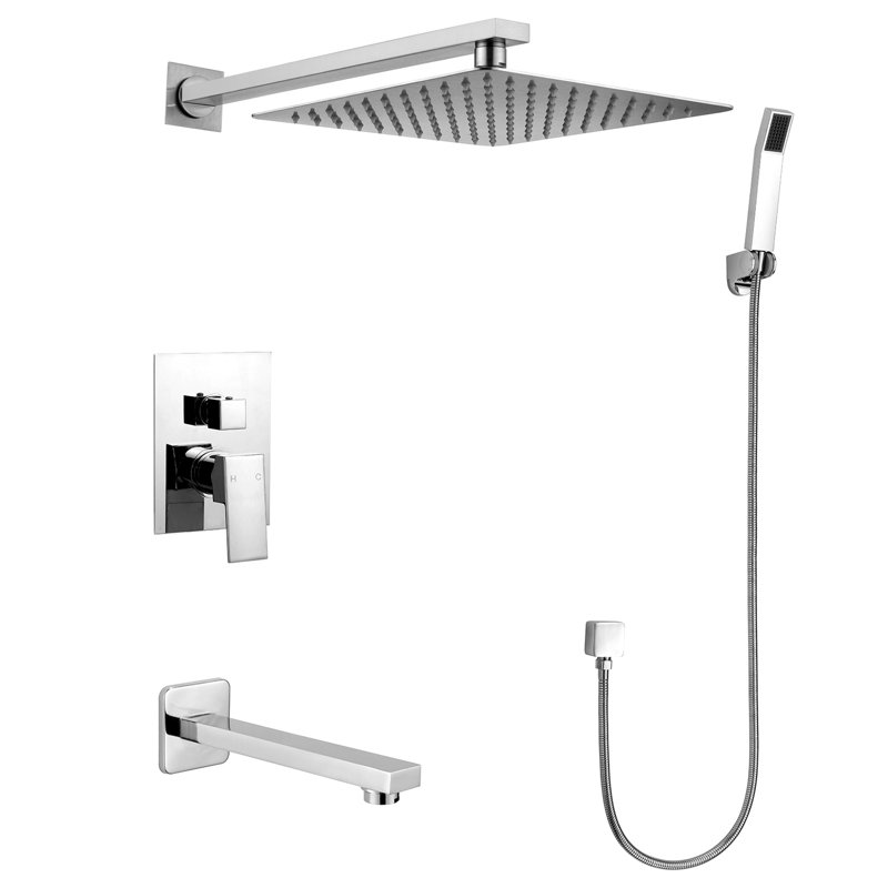 Narmada All-In-One Kit with Rough in-Valve, Polished Chrome