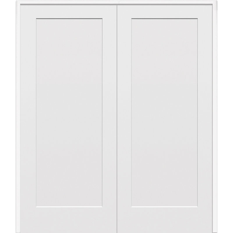 Porte standard intérieure moulée en bois manufacturé à panneau massif, 37,5 po x 81,75 po