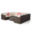 Yancey 5 Seater Rattan Corner Sofa Set