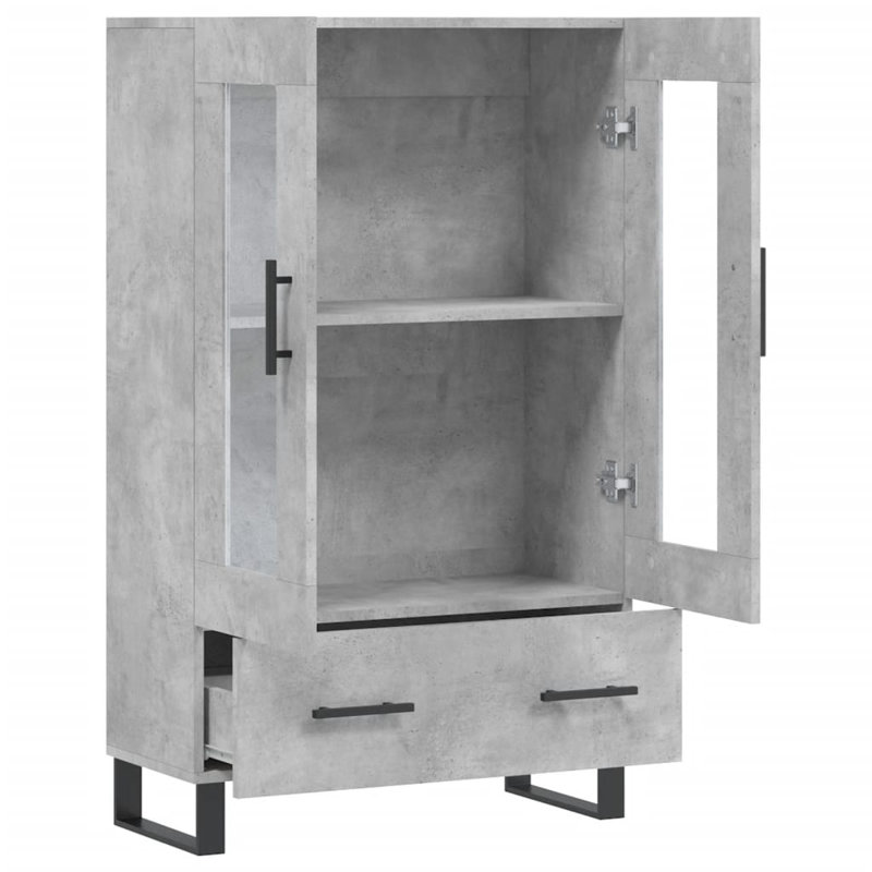 Magdlene 69.5cm Sideboard, Concrete Oak
