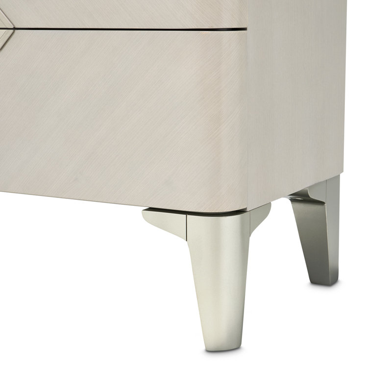 Penthouse Dresser & Mirror Set - Ash Gray
