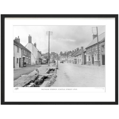 Nether Stowey, Castle Street 1935 - Single Picture Frame Print