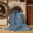 Machine Washable Abstract Blue Area Rug-94908569