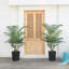 Adcock UV Resistant Artificial Palm Tree, Faux Palm Tree with Decorative Base for Indoor Outdoor-200411212-200411213