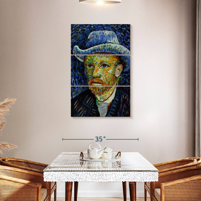 Vincent Van Gogh Portrait, 45" H x 28" W
