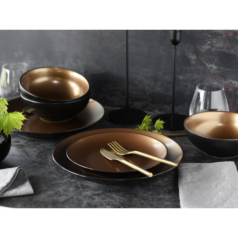 12 Piece Dinnerware Set, Service For 4