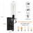 1 - Light Dimmable Armed Sconce-1215250869