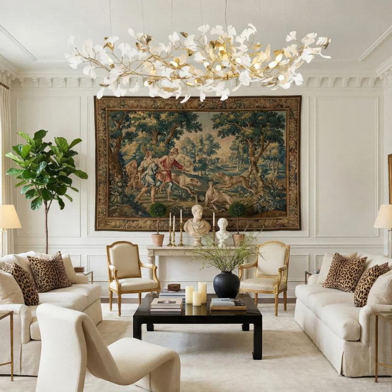 1 - Light Chandelier, 98"