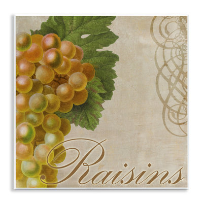 Vintage French Grapes Wall Plaque Art by Sasha