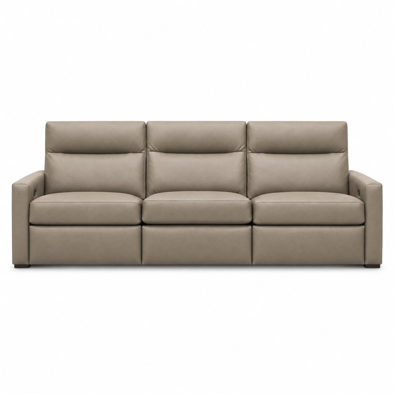 Keystone RAF Stately 100% Top Grain Leather Recliner, Made to Order, Boca Cashmere