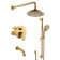 Calliope Wall Mounted 3 Function Retro Shower System with 3 Setting Handheld
