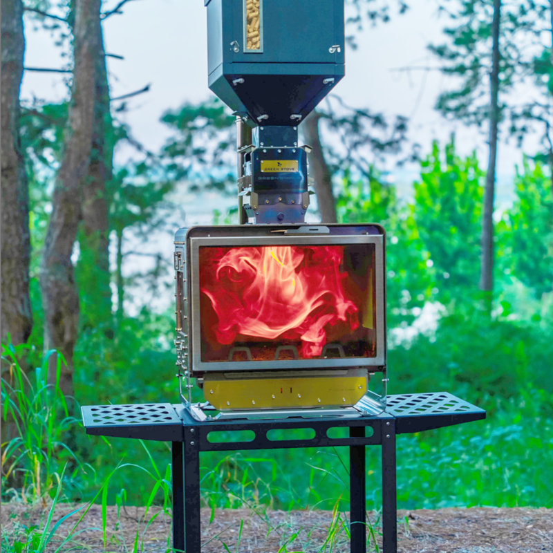 Green Stove Table M Max réchaud de camping extérieur à double carburant