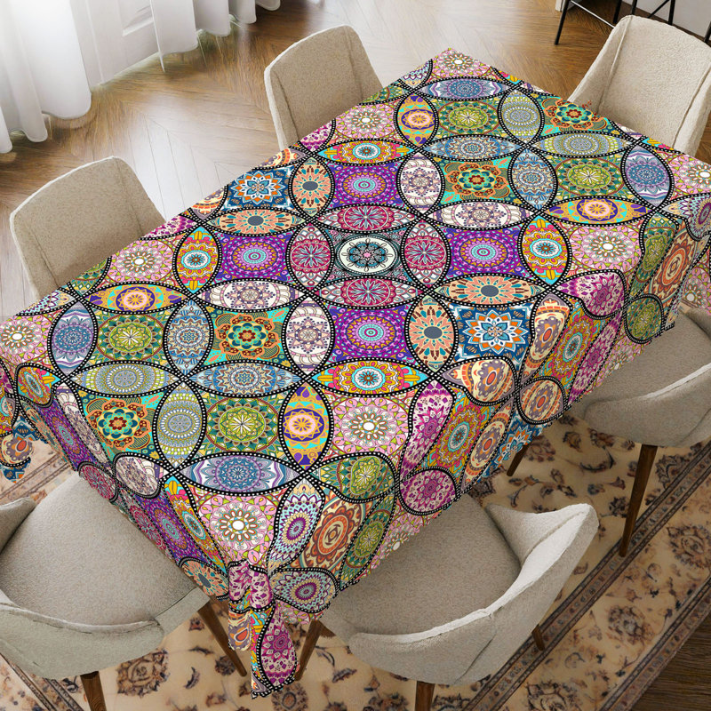 Nappe bohémienne rectangulaire 140 x 180 cm