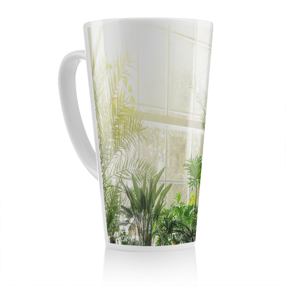 plants in botanical gardens Designer Latte Mug