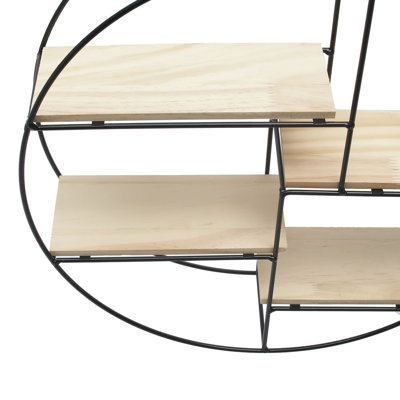 Lolan 4 Piece Circle Tiered Shelf