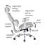 Prime Mesh Grey/White Office Chair