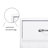 Two Door Side Table-White