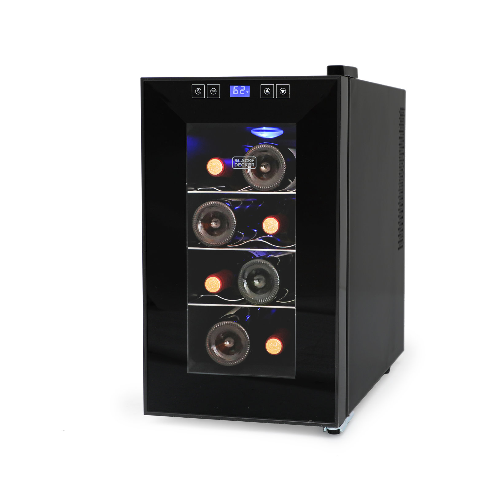 BD6 Series 8-Bottle LED Display Single Zone Freestanding Wine Refrigerator | Fridge.com