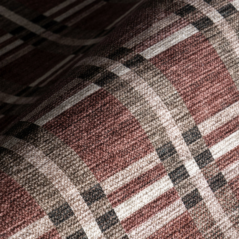  Uzma Plaid Area Rug, Rectangle 5' x 8'