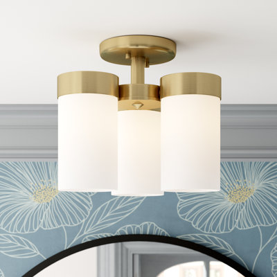 Plafonnier semi-encastré 3 lumières 11,75 po Preston
