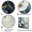 Minimalisme blanc et bleu - Impression sur toile Buttercups-95878951-95878956