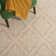 Tapis crème crocheté à la main Taran