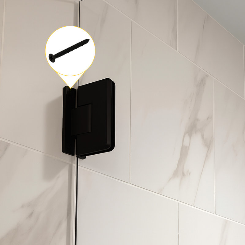 Brixwell PS102MBL 10 x 2 po, fixation murale à tête plate, vis à tôle, longueur 2 po, finition noir mat, paquet de 10