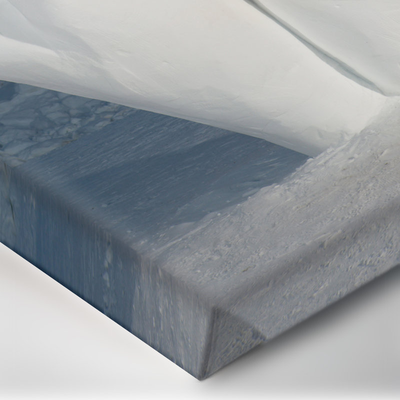 «Ice Love», impression sur toile tendue, H 20 po x l 30 po x P 1 po