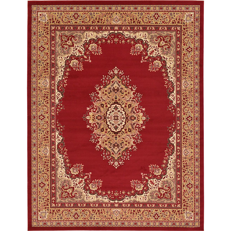 Tapis oriental rouge Anahita, Rectangle 9 pi x 12 pi