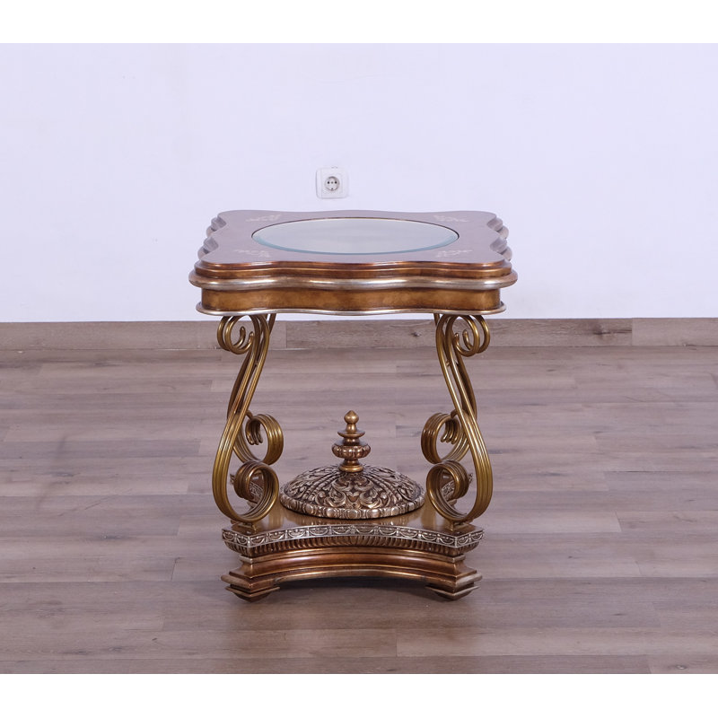 Rosella Glass End Table