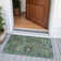 Machine Washable Indoor/Outdoor Xhevrie Teal Rug