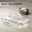 24 po Drain de douche avec panneau d'insertion de tuiles 2 en 1 Drain linéaire en acier inoxydable pour un drainage rapide en nickel brossé-119465386